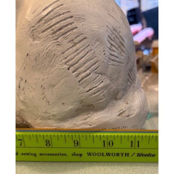 Vintage 1998 Resin Cat Figurine By RaShopman Inc. Handcrafted White - Picture 6 of 16